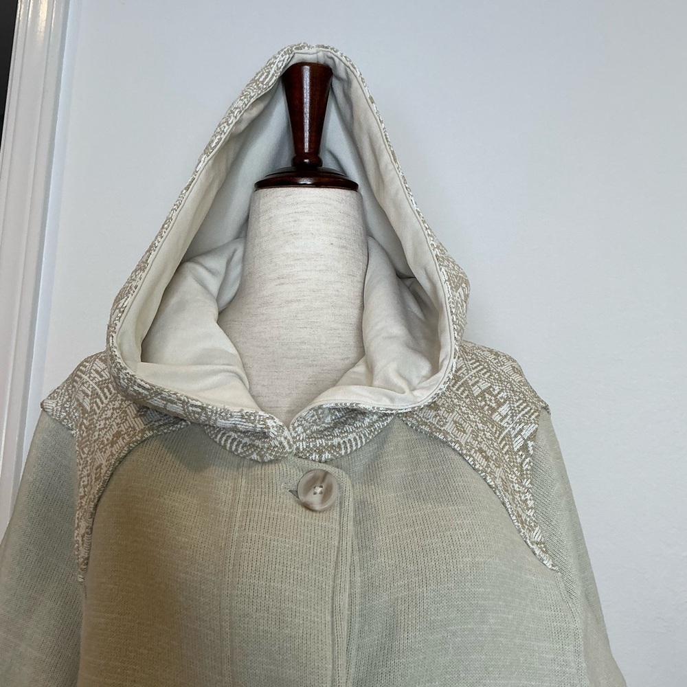 Patagonia Better Sweater Icelandic Cozy Hooded Button-Up Jacket in Cream Large - Picture 6 of 16